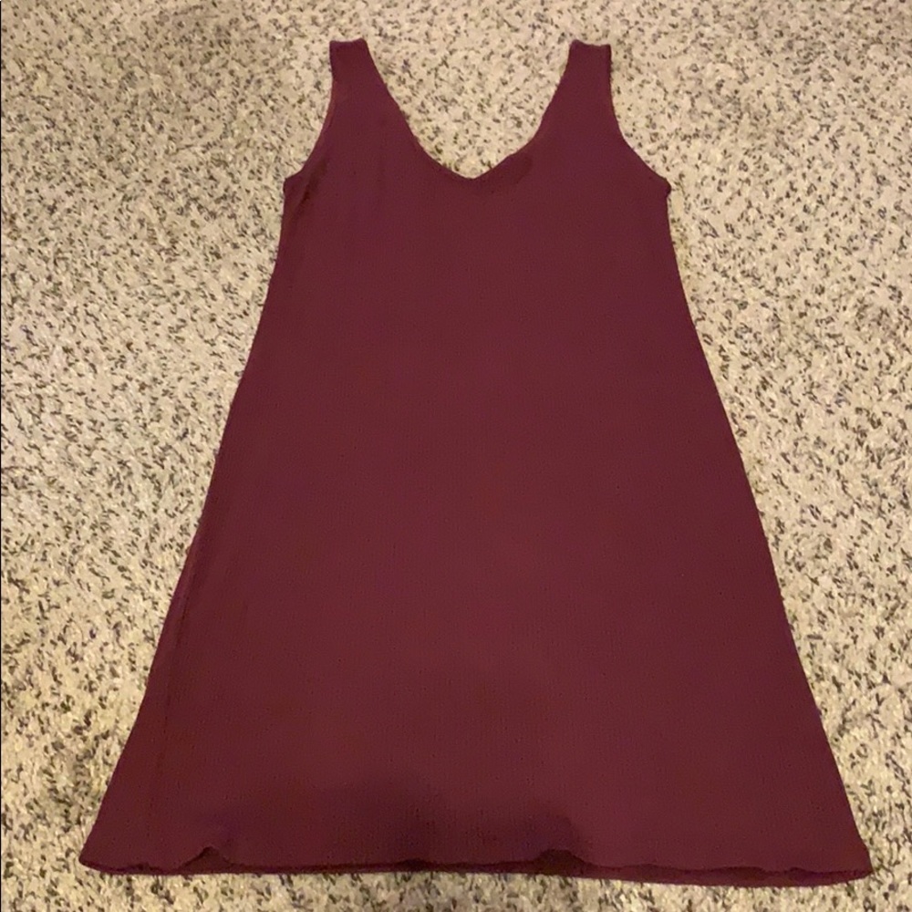 Forever 21 burgundy bodycon dress